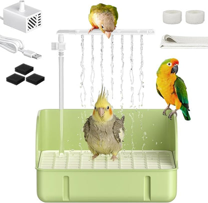Pawfly Automatic Bird Bath for Cage, Bird Bath by Pawfly