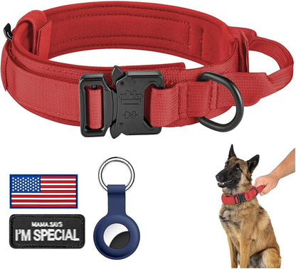 DAGANXI Tactical Dog Collar, Adjustable Military Training Nylon Dog Collar by DAGANXI