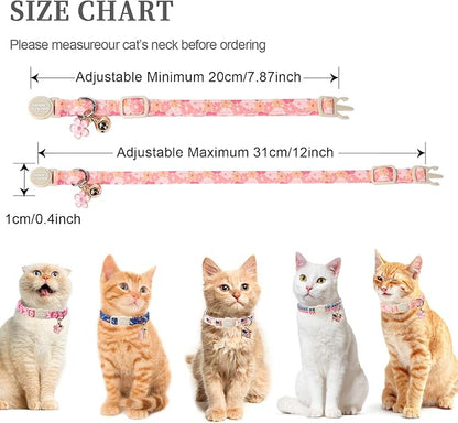 Unique style paws 2 Pack Spring Summer Kitten Collar Breakaway - Image 4