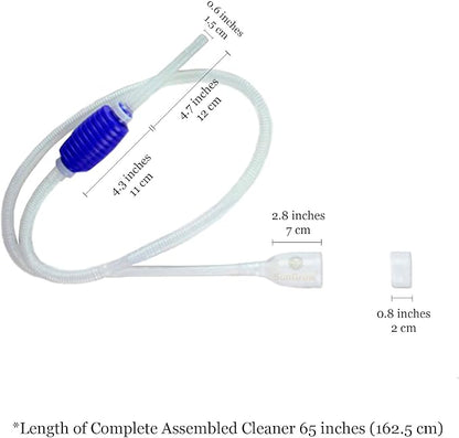 SunGrow Aquarium Fish Tank Gravel Cleaner Vacuum, Siphon Pump Aquarium Water - Image 7