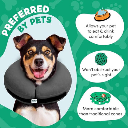 BENCMATE Inflatable Dog Cone Collar Alternative, Soft Dog Cone - Image 2