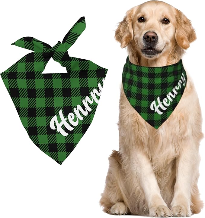 Custom Pet Scarf Personalized Dog Bandana by DOREALA