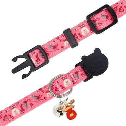 Christmas Cat Collar, Cotton 2 Pack Cat Collar - Image 6
