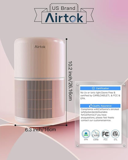 2 Pack Air Purifier for Home Bedroom - Image 4