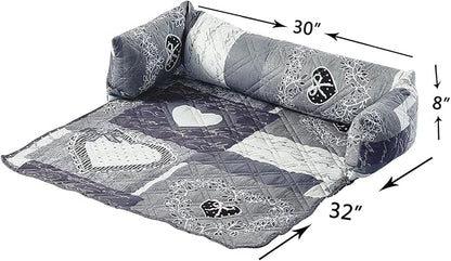 Brilliant Sunshine Quilted Calming Dog Bed Mat, Removable Washable Cover - Image 4