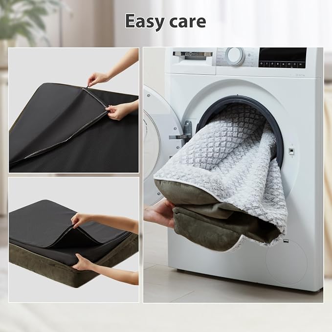 Orthopedic Dog Bed for Large Dogs, Egg Crate Foam Bed for Large Dogs, Equipped - Image 5