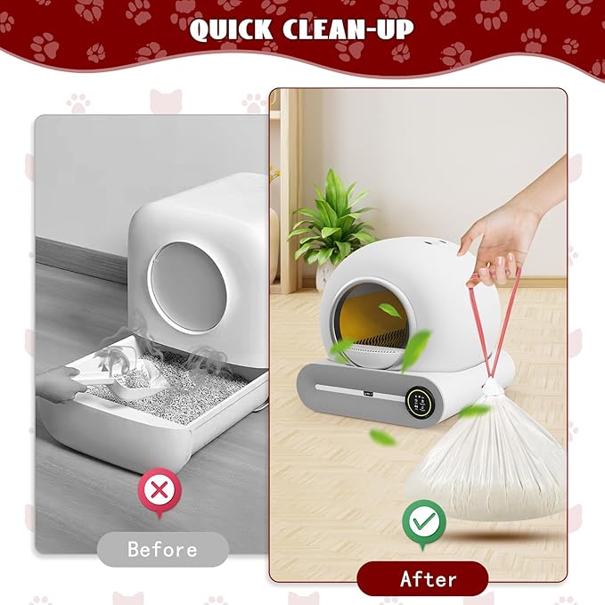 80 Count Self-Cleaning Litter Box Liners - Image 8