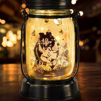 kyoryuger Sheltie Gifts for Women/Men Sheltie Solar Lanterns Dog Mom Birthday - Image 9