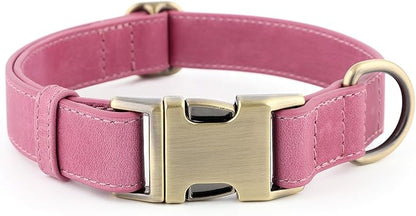 Plutus Pet Genuine Leather Dog Collar – Adjustable Pet Collar by PLUTUSPET