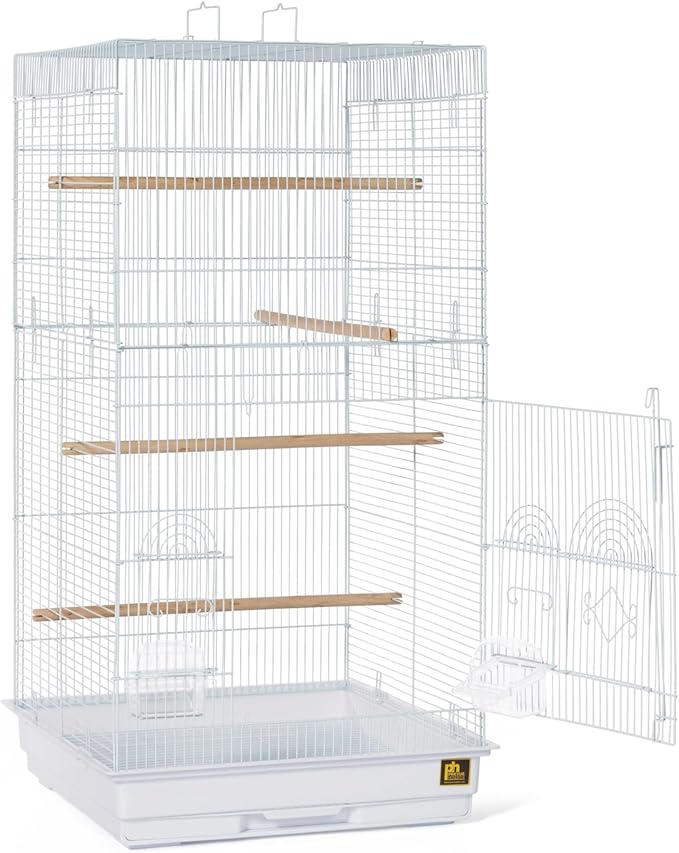Prevue Pet Products SPECONO1818H-W Tall Tiel Cage - Image 4