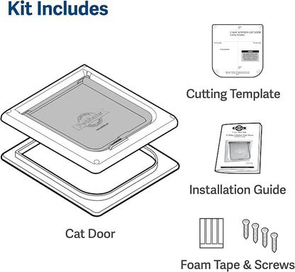 PetSafe Interior 2-Way Locking Cat Door - Image 5