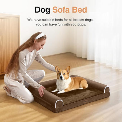Large Dog Bed Orthopedic Washable: Beds Bolster Small Sized Dogs Bed Egg Crate - Image 3