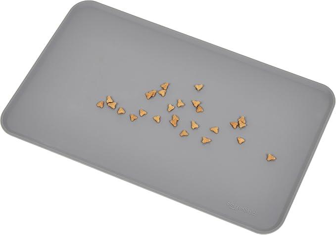 Amazon Basics Waterproof Non-Slip Silicone Pet Feeding Mat - Image 3