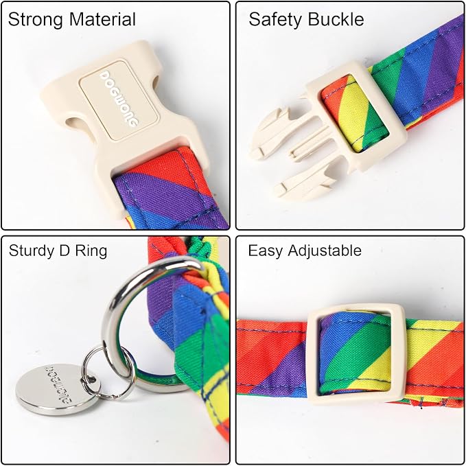 DOGWONG Rainbow Dog Collar - Image 3
