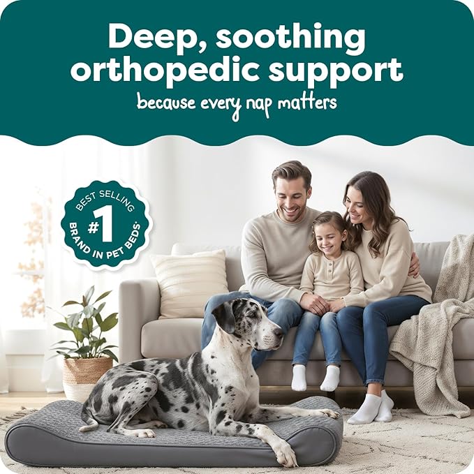 Furhaven Orthopedic Dog Bed for Large Dogs w/ Removable Washable Cover - Image 2