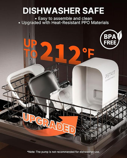 PETKIT Dishwasher Safe Cat Water Fountain, Cordless Automatic Cats Drinking - Image 2