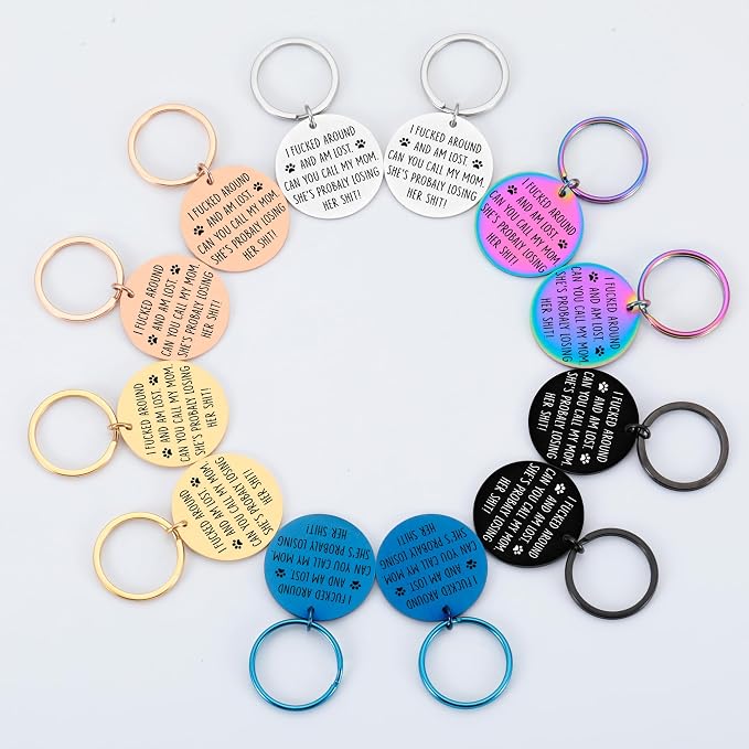 Funny Personalized Dog Tag, Customized Dog Collar - Image 4