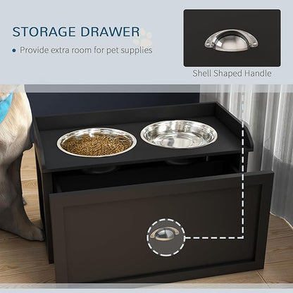 PawHut Dog Feeding Station - Image 4
