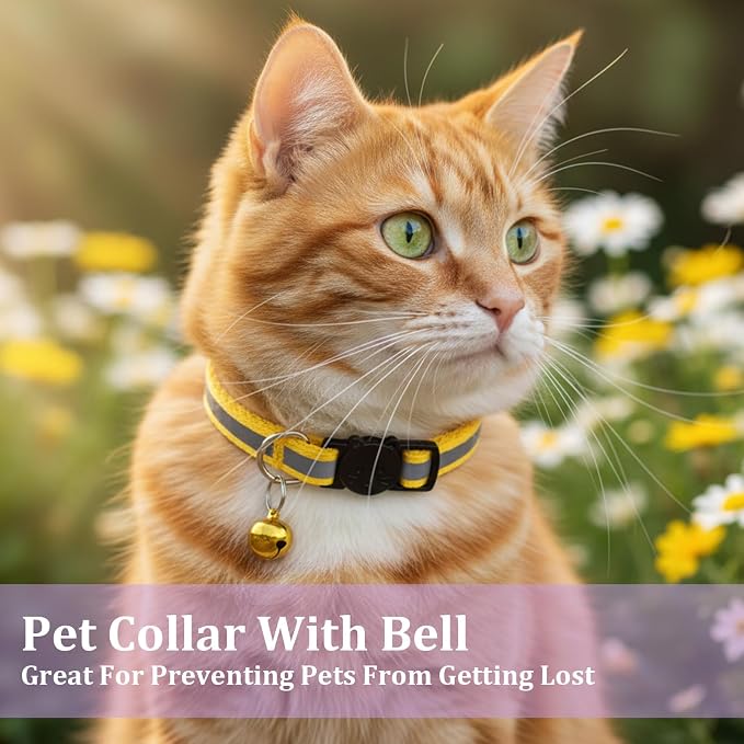 TIESOME 6 Pcs Reflective Cat Collar - Image 5