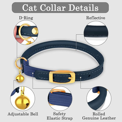 OOPSDOGGY Rolled Leather Cat Collar - Image 4