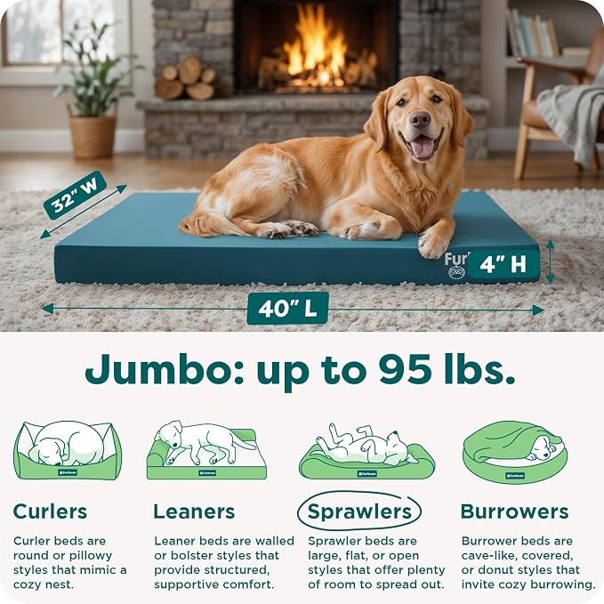 FurHaven Water-Resistant Orthopedic Dog Bed - Image 3