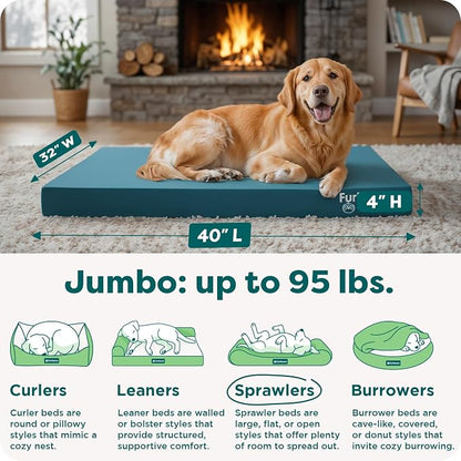 FurHaven Water-Resistant Orthopedic Dog Bed - Image 3