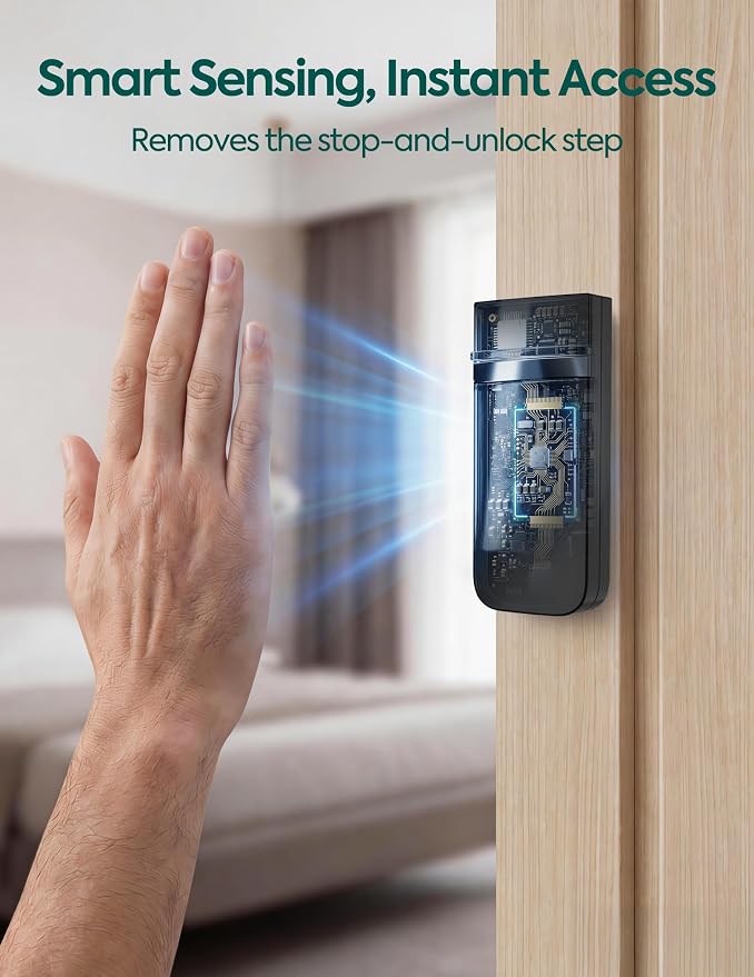Babelio Smart Baby Gate with Auto-Unlock/Close, Pressure Mounted No Drill - Image 2