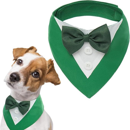 FUAMEY Dog Tuxedo St.Patrick's for Medium Dogs, Dog Formal Suit Dogs Attire Pet by FUAMEY