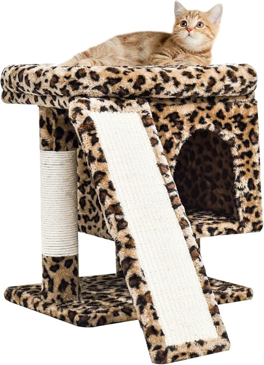 SYANDLVY Small Leopard Print Cat Tree by SYANDLVY