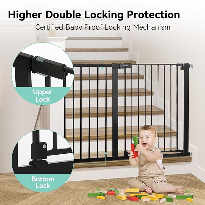 COMOMY 36" Extra Tall Baby Gate - Image 5
