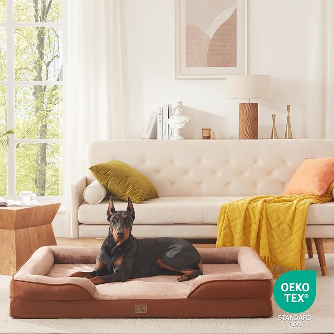 Bedfolks Orthopedic Dog Bed XXL, Waterproof Dog Sofa Bed - Image 8