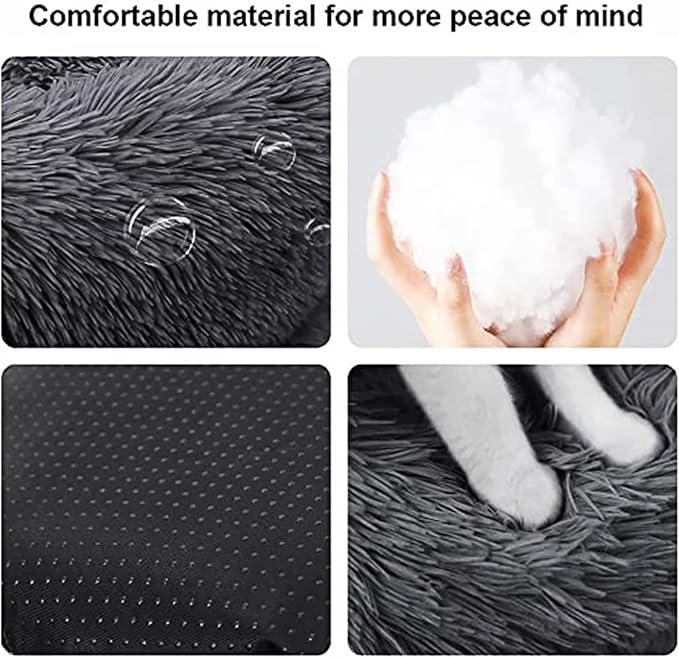 Nisrada Dog Bed for Small Medium Large Dogs, 30 inch Calming Dogs Bed, - Image 2