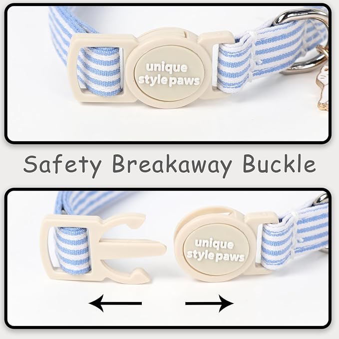 Unique style paws 2 Pack Spring Summer Kitten Collar Breakaway - Image 4