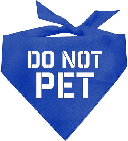 Do Not Pet Dog Bandana by TeesTails