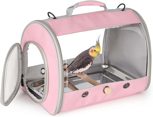 Long Tail Bird Travel Carrier Cage by halinfer