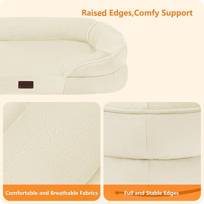 Dwanton Orthopedic Dog Bed for Medium Dogs - Image 5