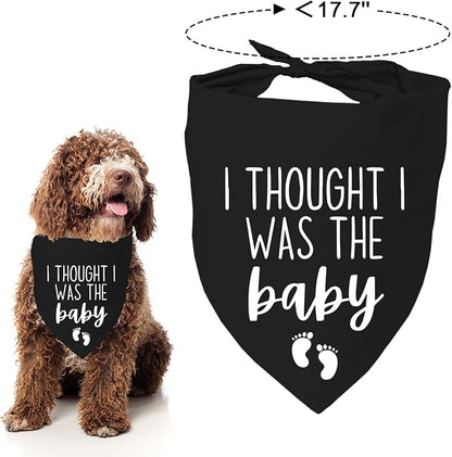 I Thought I was The Baby Bandana Pet Scarf Pregnancy Announcement Bandana Dog - Image 4