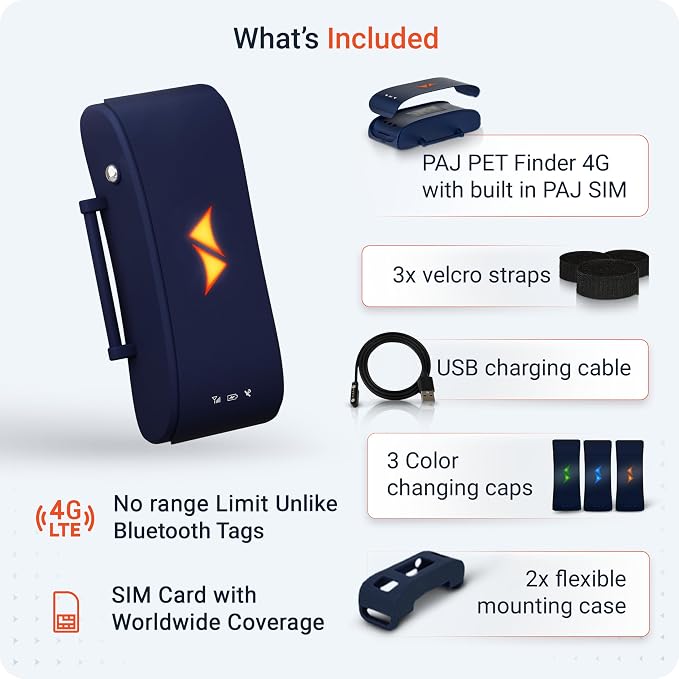 PAJ GPS Dog Tracker - 4G Real-Time Tracking & Runaway Alerts - Waterproof - Image 8