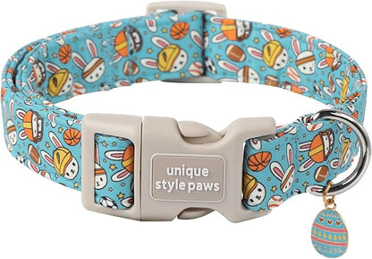 Unique style paws Easter Dog Collar Plastic Buckle Puppy Collar by Uniquestylepaws