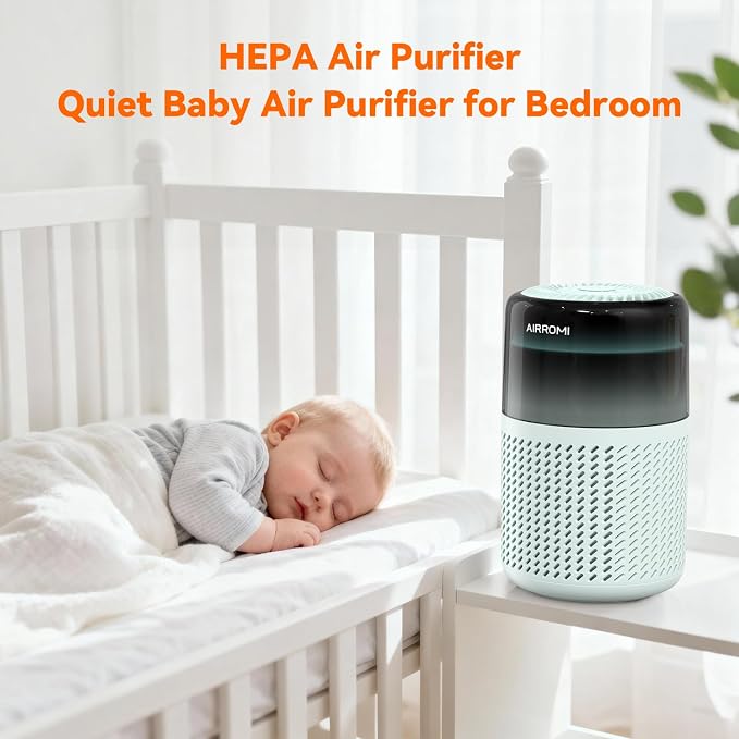 AIRROMI HEPA Air Purifier for Bedroom&Home, Pet Air Purifier for Home Pets - Image 8