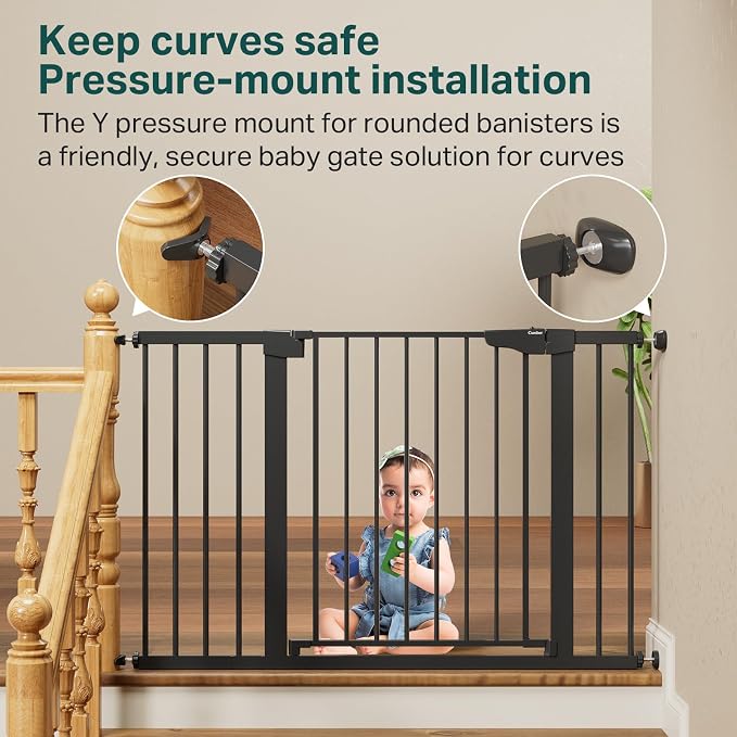 Cumbor 2 Pack 29.7"-48" Baby Gate - Image 4