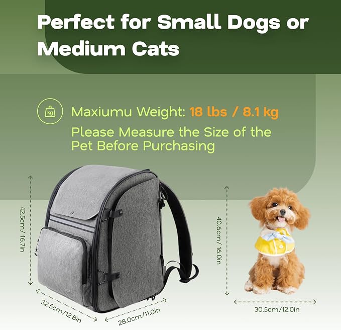 Premium Dog & Cat Carrier Backpack - Image 2