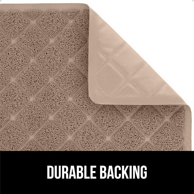 GORILLA GRIP Cat Litter Box Mat, Water Resistant, US Designed Kitty Litter - Image 4