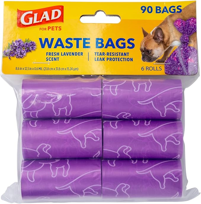 Glad for Pets Scented Waste Bags, Tear Resistant Pet Poop Pick-up Bags - Image 2