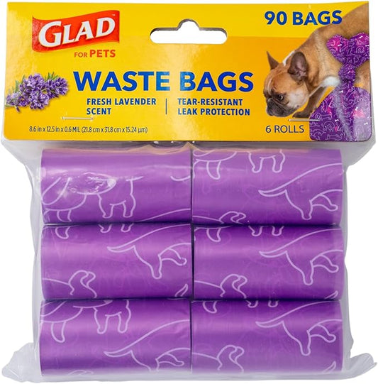 Glad for Pets Scented Waste Bags, Tear Resistant Pet Poop Pick-up Bags - Image 2