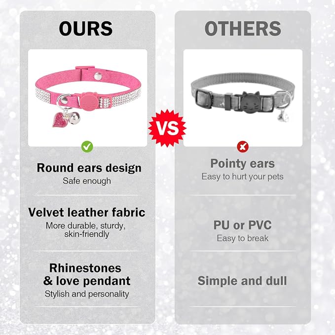 Rhinestone Cat Collar Breakaway - Image 5