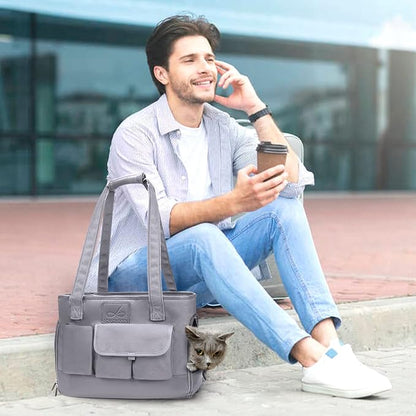 Dog Carrier, Cat Carrier, Pet Carrier, Foldable Waterproof Premium Oxford Cloth - Image 7