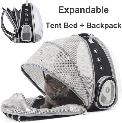 Cat Bubble Backpack with Fan, Fit up to 12 lbs, Space Capsule Astronaut Clear - Image 4