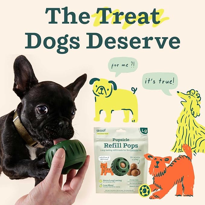WOOF Pupsicle Refill Pops, Delicious Long Lasting Dog Treats, Pre-Made Pupsicle - Image 8