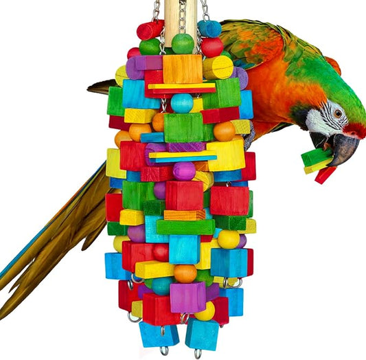 Extra Large Bird Toys for Macaws, Cockatoos by Zephyriel